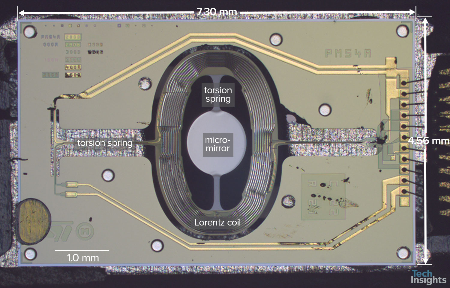 图6:MicroVision/STMicroelectronics PM54A微镜模具