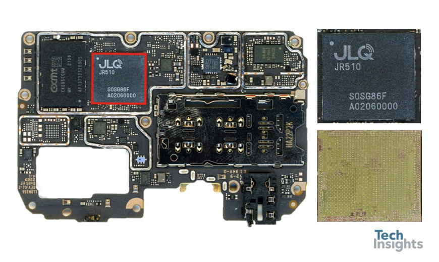 JLQ Tech JR510 CXMT 4gb LPDDR4x DRAM