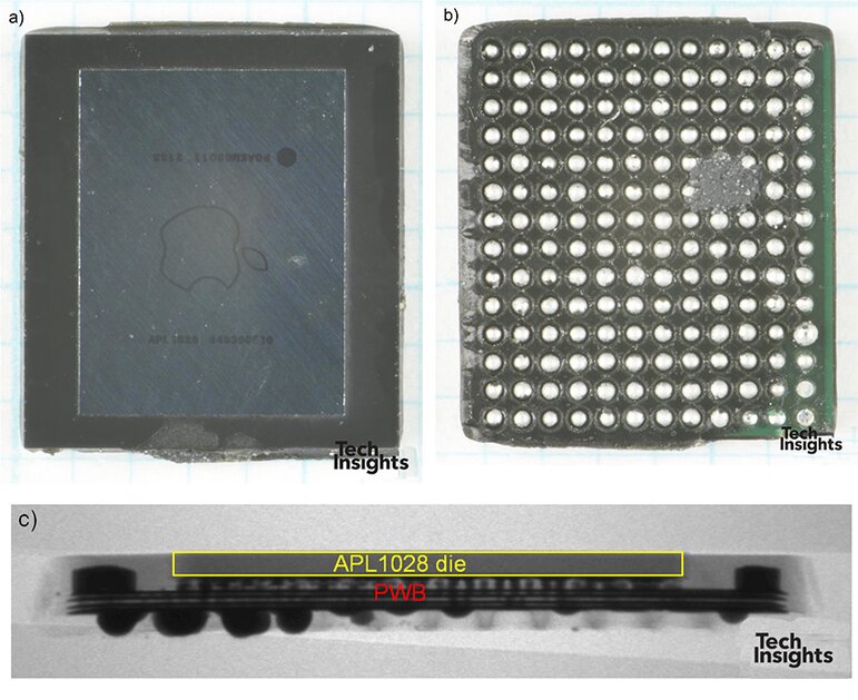 图1苹果APL1028 IVR FCBGA包