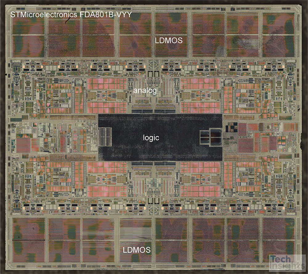 STMicroelectronics FDA801B-VYY BCD9S流程扩散模具照片
