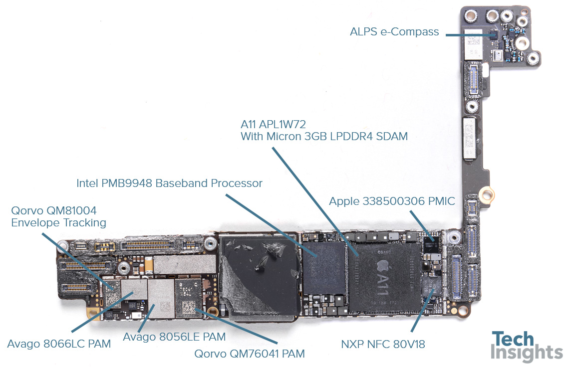 Apple iPhone 8 Plus Board