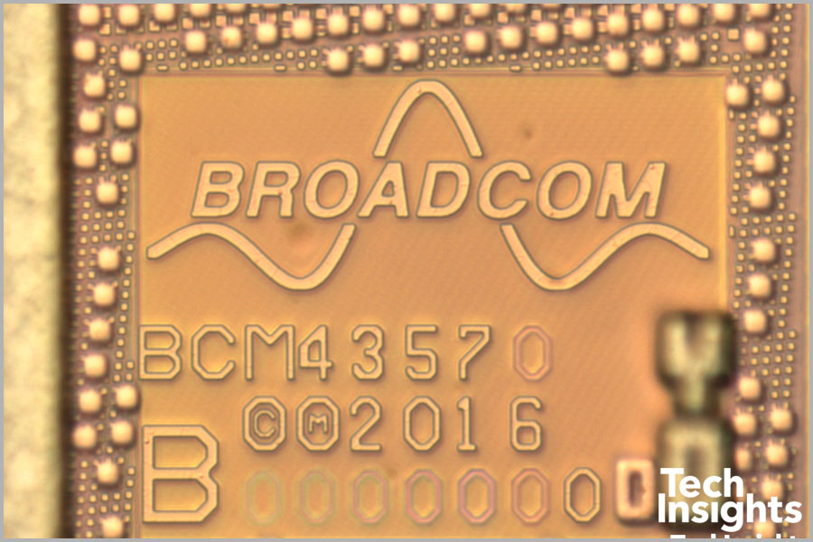 Broadcom BCM4361无线组合SoC芯片标记